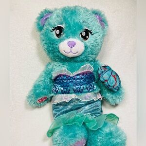 Build A Bear Ariel Little Mermaid Teddy + Ariel Outfit + Into the Unknown Box